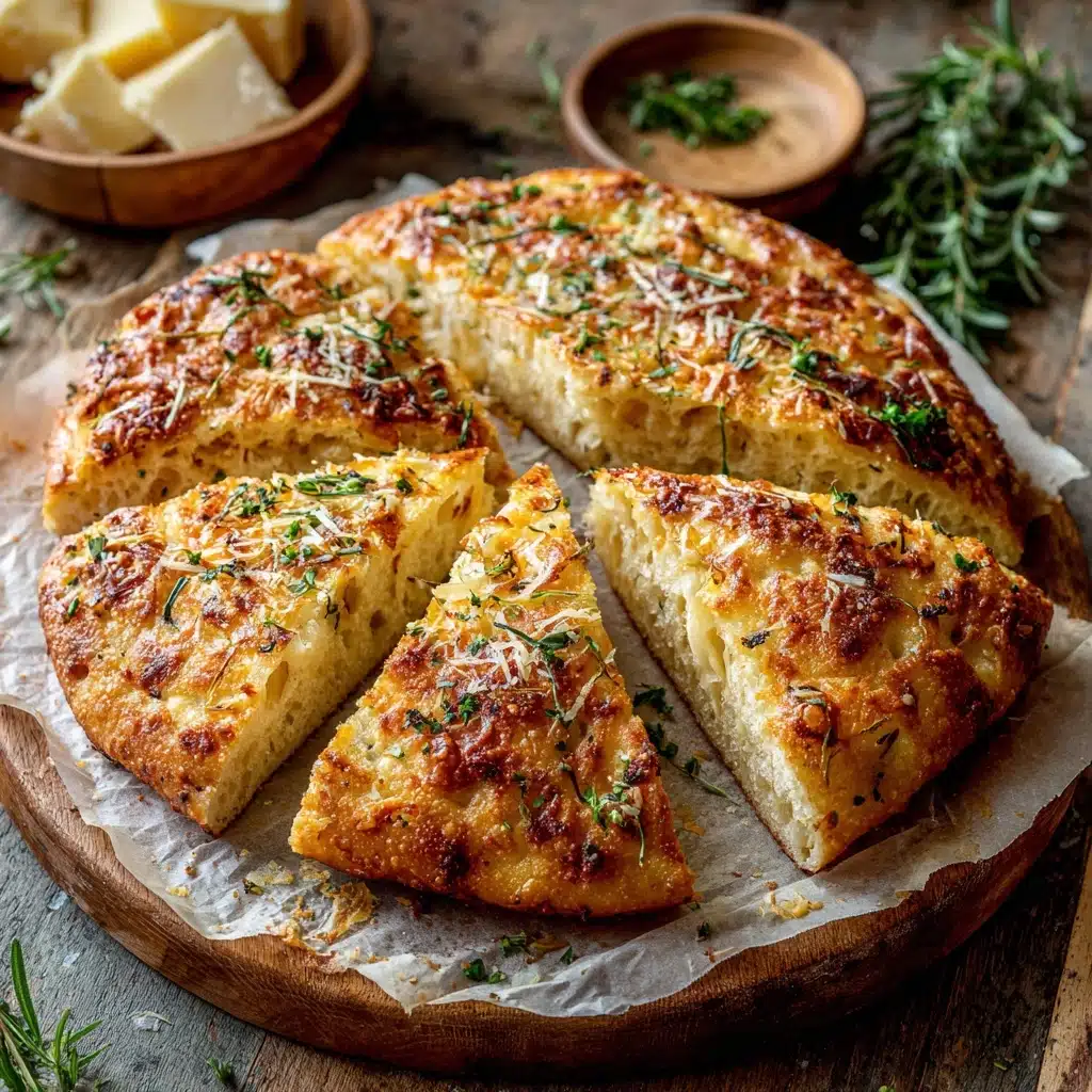 Garlic Parmesan Focaccia Bread – A Savory Homemade Favorite Recipe - Recipe Image