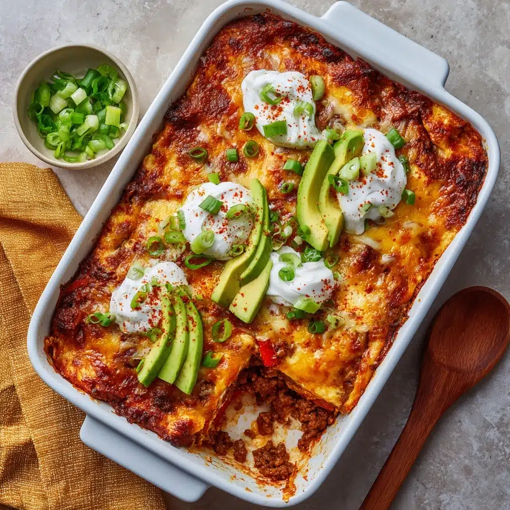 Ground Turkey Taco Casserole Recipe - Recipe Image