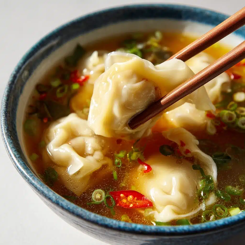 Gyoza Soup (Japanese Dumpling Soup) Recipe - Recipe Image