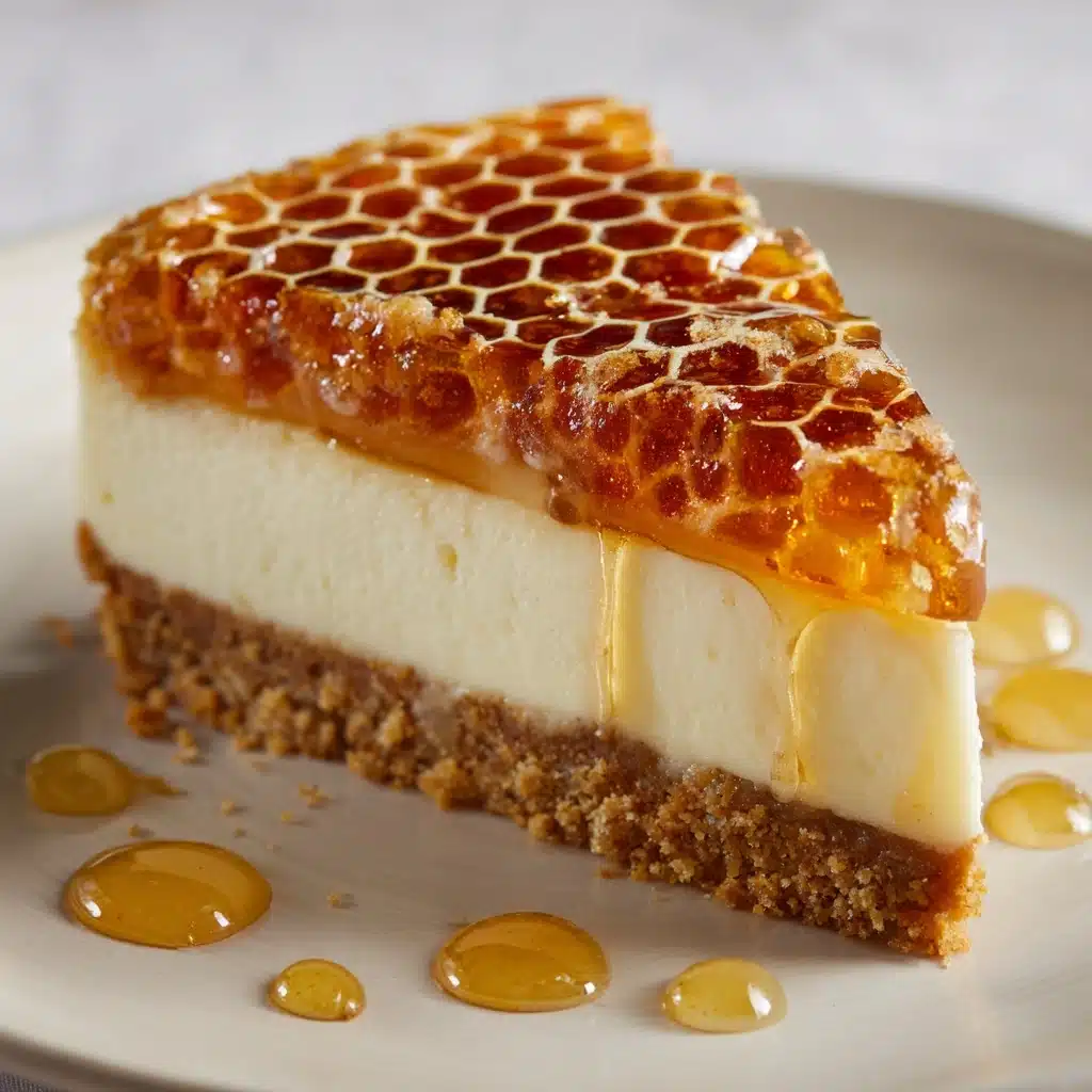 Lemon Lavender Cheesecake with Honeycomb Recipe - Recipe Image