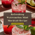 Watermelon Mint Cortisol Mocktail Recipe