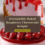 Easy Baked Raspberry Cheesecake (Gluten Free Option) Recipe