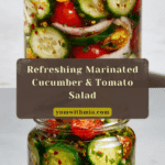 Marinated Cucumbers, Onions, and Tomatoes Recipe