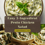 Simple Pesto Chicken Salad - 3-Ingredients! Recipe