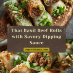 Thai Basil Beef Rolls Recipe