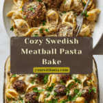 Swedish Meatball Pasta Bake Recipe
