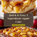 3 Ingredient Apple Cake Recipe