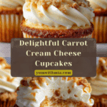 Carrot Cream Cheese Cupcakes – Easy Dessert Recipe