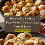 Crispy Pan-Fried Dumplings: A Homemade Delight Recipe