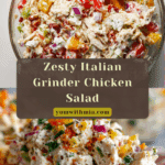 Italian Grinder Chicken Salad Recipe