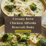 Keto Chicken Alfredo with Broccoli Bake Recipe