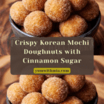Mochi Doughnuts | Korean Chapssal Donuts Recipe
