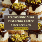 Mini Pistachio and Coffee Cheesecakes Recipe