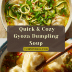 Gyoza Soup (Japanese Dumpling Soup) Recipe