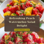 The Peach Watermelon Salad That Tastes Like Summer Recipe