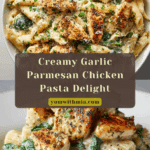 Healthy Garlic Parmesan Chicken Pasta Recipe