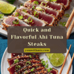 Six-Minute Seared Ahi Tuna Steaks Recipe