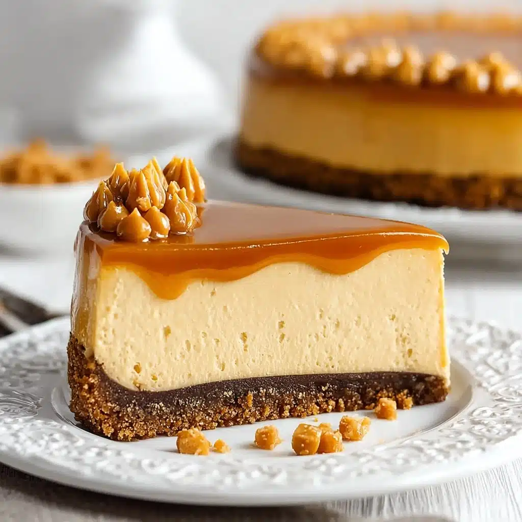 Loaded Butterscotch Cheesecake Recipe - Recipe Image