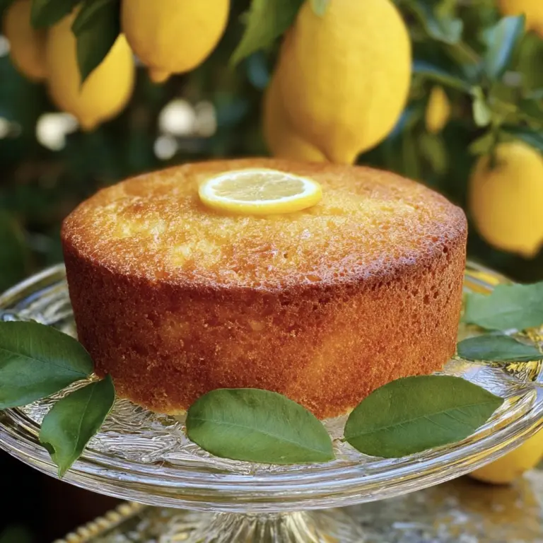Sicilian Whole Orange Cake Recipe