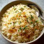 Rich and Savory Golden Onion Butter Rice Recipe