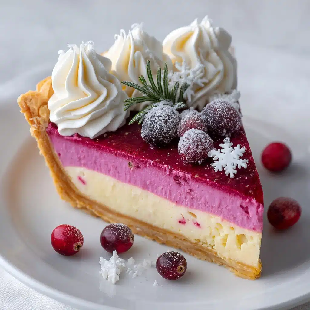 Cranberry Custard Pie Recipe - Recipe Image