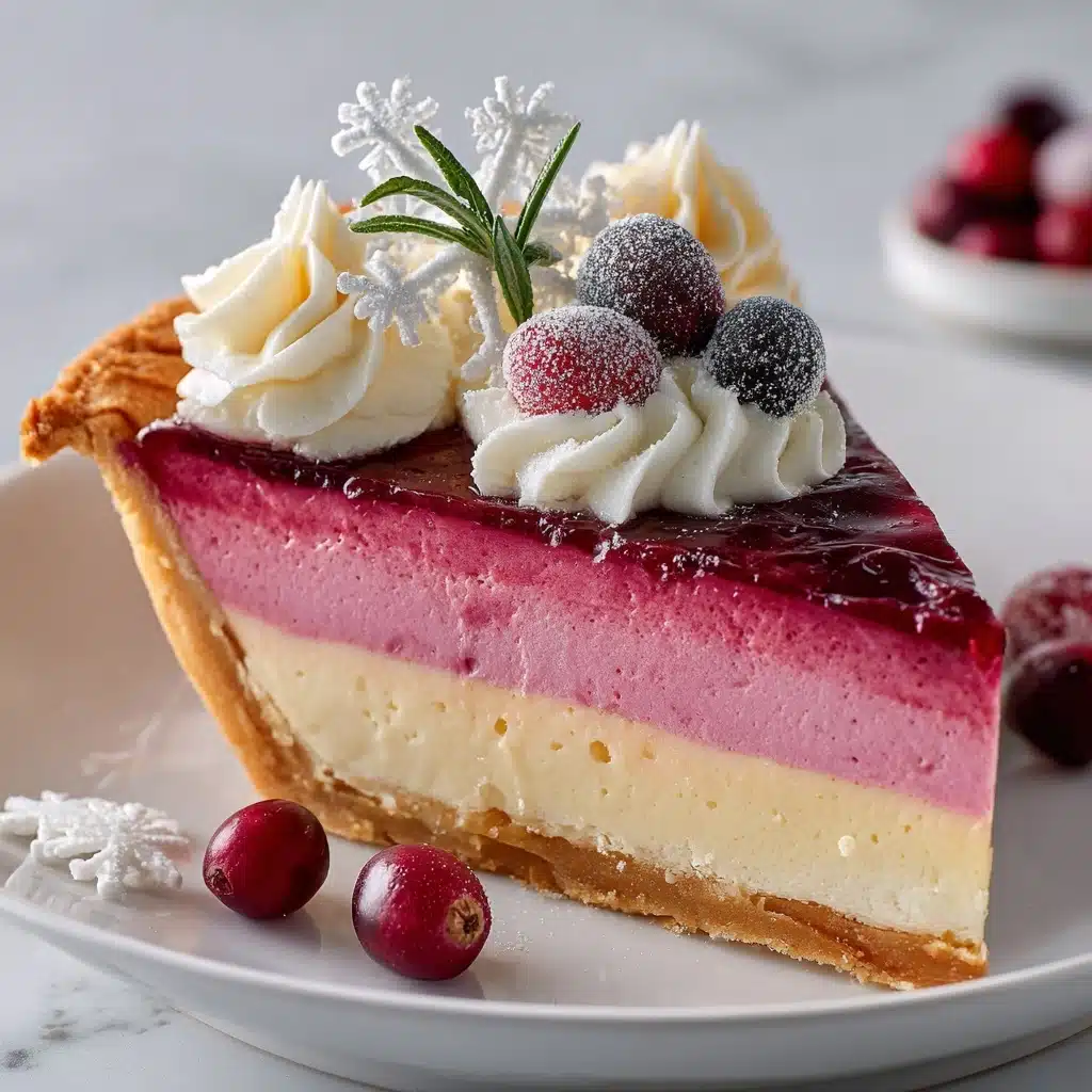 Cranberry Custard Pie Recipe - Recipe Image