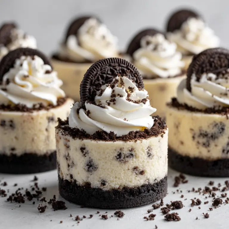 Mini No-Bake Oreo Cheesecakes Recipe