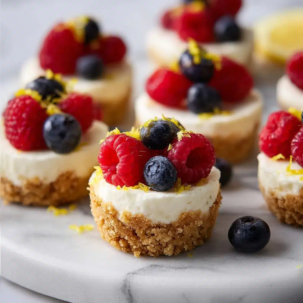 Mini Lemon Cheesecake Tarts Recipe - Recipe Image