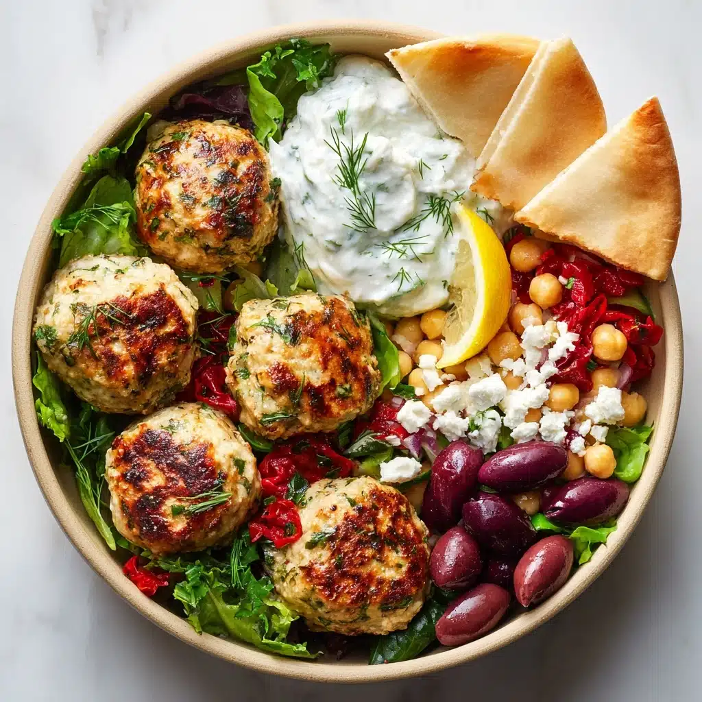 Mediterranean Chicken Meatballs Recipe - Recipe Image