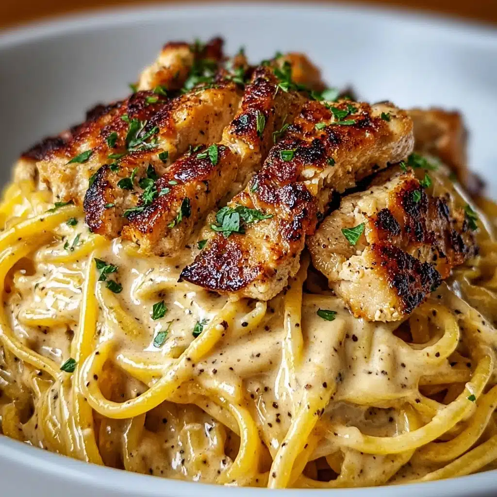 the best Cowboy Butter Chicken Linguine Recipe - Recipe Image