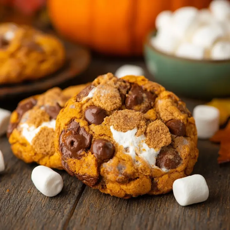 Pumpkin S'mores Cookies Recipe