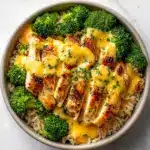Cheesy Broccoli, Chicken & Rice Meal Prep Bowls Recipe