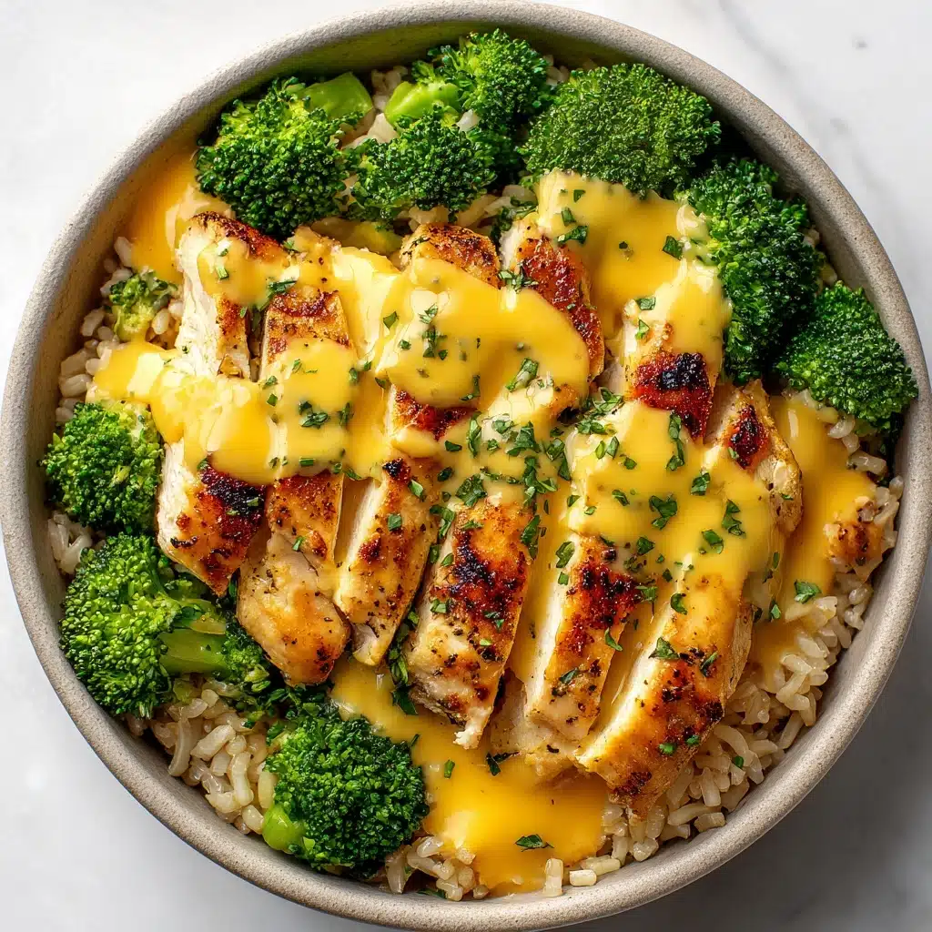 Cheesy Broccoli, Chicken & Rice Meal Prep Bowls Recipe