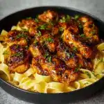 Spicy Cajun Honey Butter Chicken & Pasta Recipe