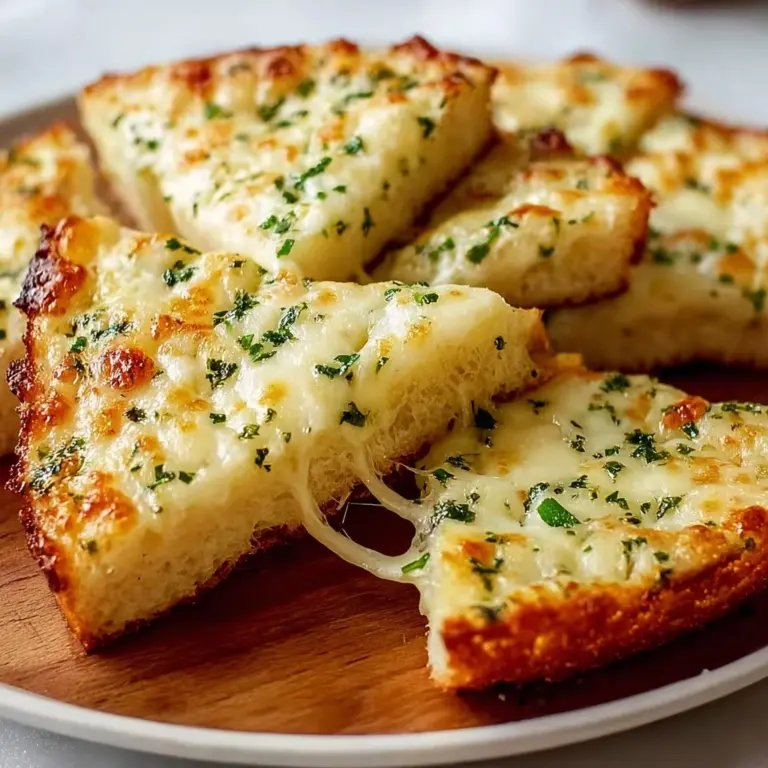 Air Fryer Cheesy Tortilla Garlic Bread Recipe
