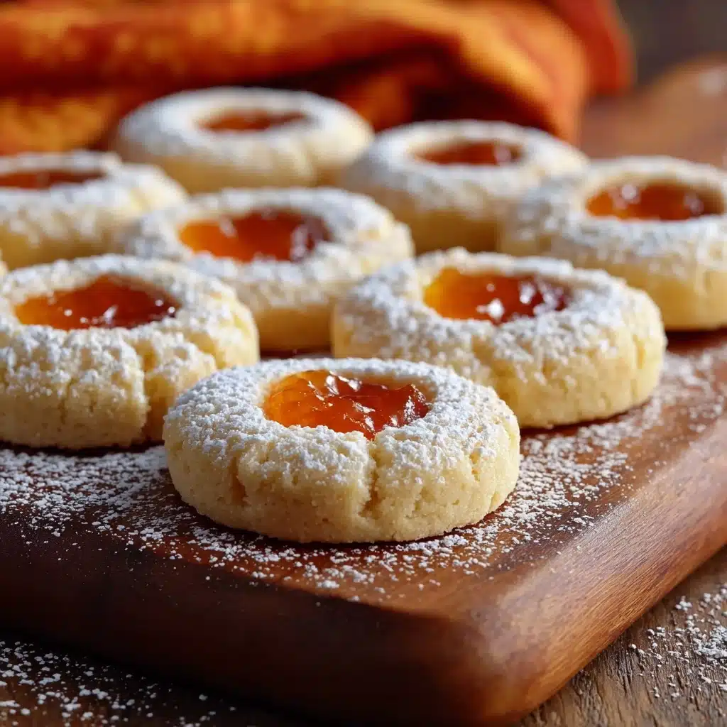 Apricot Almond Thumbprint Cookies Recipe - Recipe Image