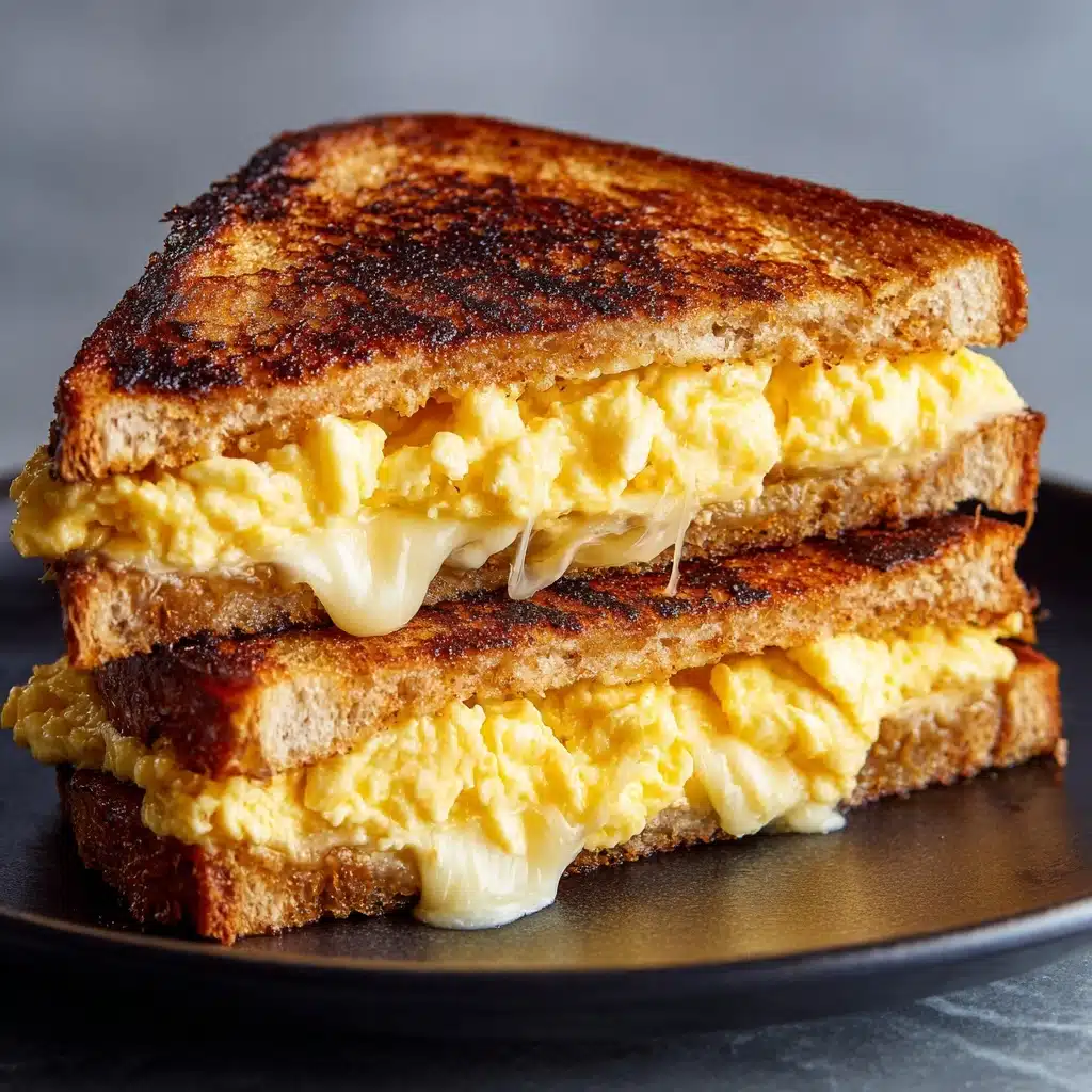 Scrambled Egg Grilled Cheese Sandwich Recipe - Recipe Image