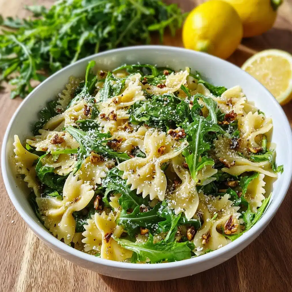 Lemon Arugula Pasta Salad Recipe - Recipe Image