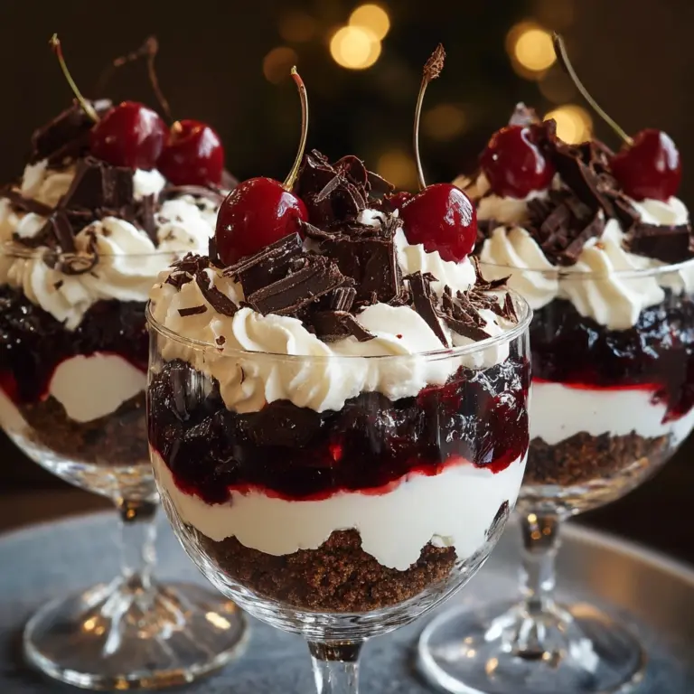 Black Forest Trifle for Christmas Recipe
