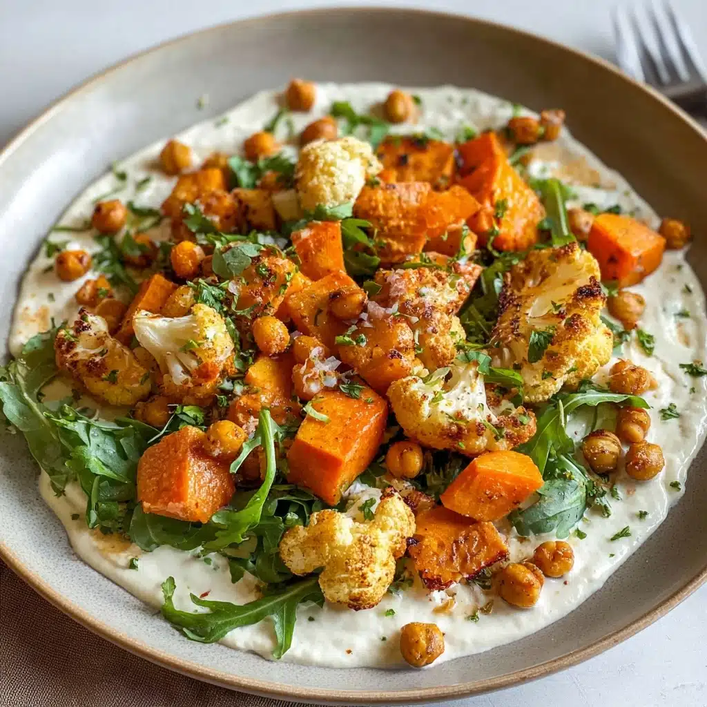 Roasted Veggie, Tahini Yogurt Sauce Recipe - Recipe Image