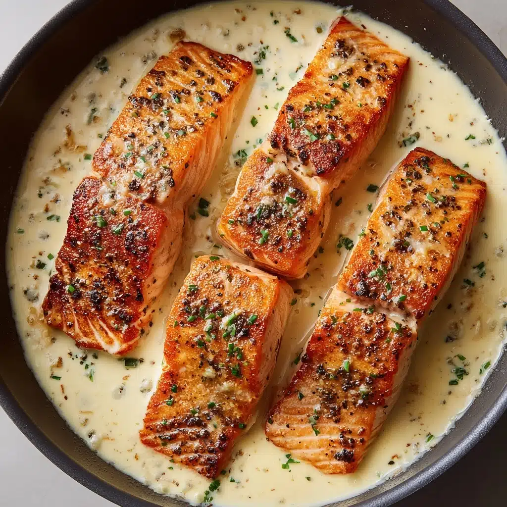 Creamy Garlic Salmon Recipe