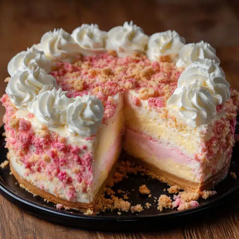 Strawberry Crunch Cheesecake Recipe