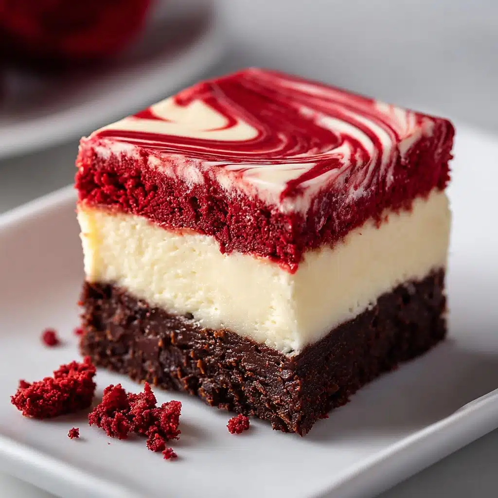 Red Velvet Cheesecake Brownies Recipe