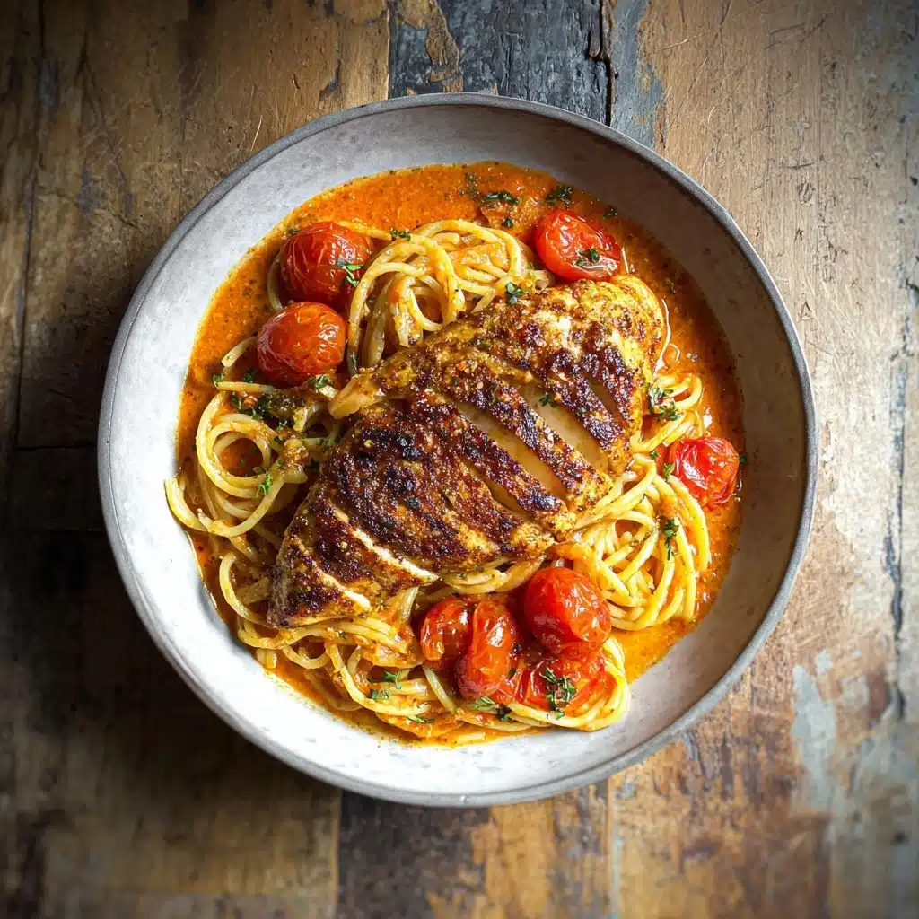 Garlic Tomato Chicken with Mozzarella Recipe