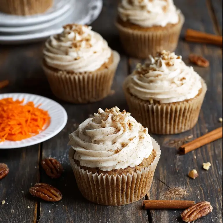 Vegan Carrot Cake Cupcakes Recipe