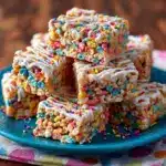 Funfetti Marshmallow Popcorn Treats Recipe