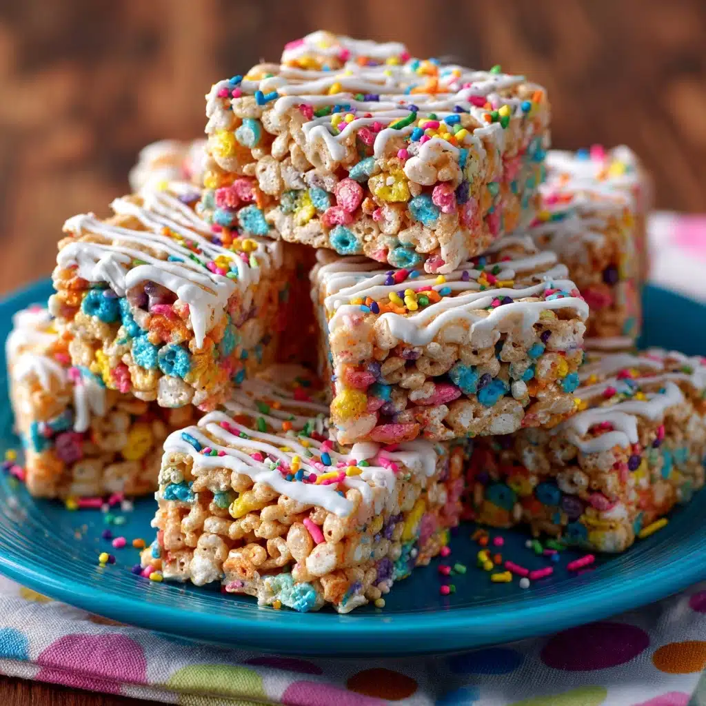 Funfetti Marshmallow Popcorn Treats Recipe