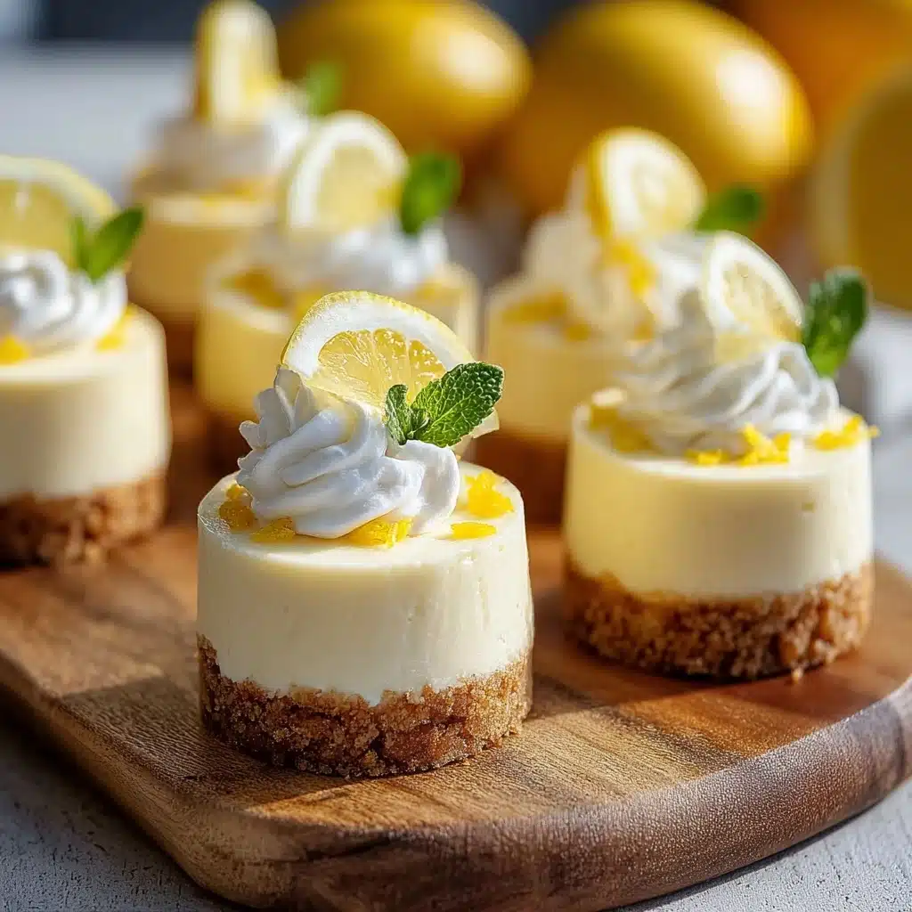 Mini Lemon Cheesecakes Recipe
