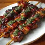 Grilled Thai Coconut Chicken Skewers Recipe