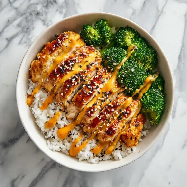 Sticky Chicken Bowls Recipe